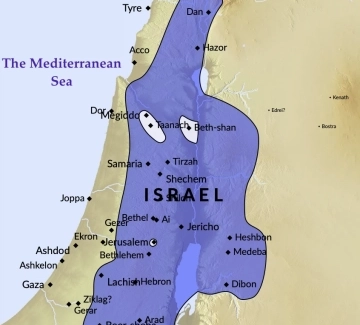 Printable Map Of Israel In Jesus Time small image